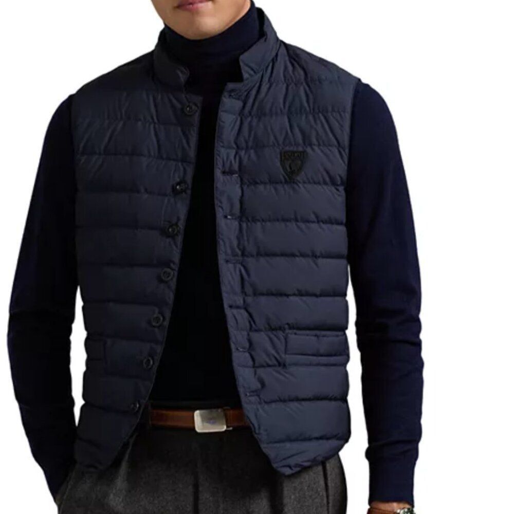 Polo Ralph Lauren Baker Quilted Puffer Vest Mens Size Medium